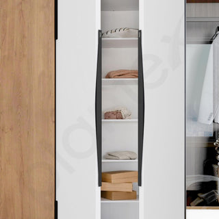 Plantex Profile Handle for Kitchen Cabinet/34 Inch Alluminium Drawer Profile Handle/Wardrobe Pull Handle for Home/Office/Hotel - Pack of 2 (Black)