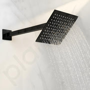 Plantex 18-Inch Shower Arm for Overhead Shower/Stainless Steel Shower Pipe/Wall Mount Bathroom Fitting with Â½-Inch Thread - Pack of 1 (Black)