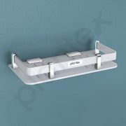 Plantex Acrylic Bathroom Organizer/Shelf for Kitchen/Wall - Accessories (9x5 Inches-White)