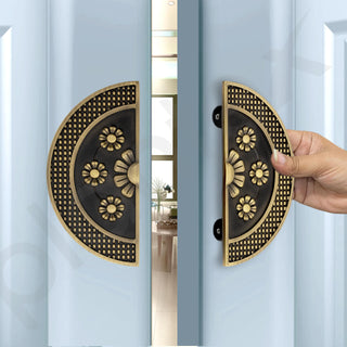 Plantex 6 Inch Main Door Handle/Aluminium Handle for Door/Pull-Push Antique Door Handle (Pack of 1, Brass Antique)