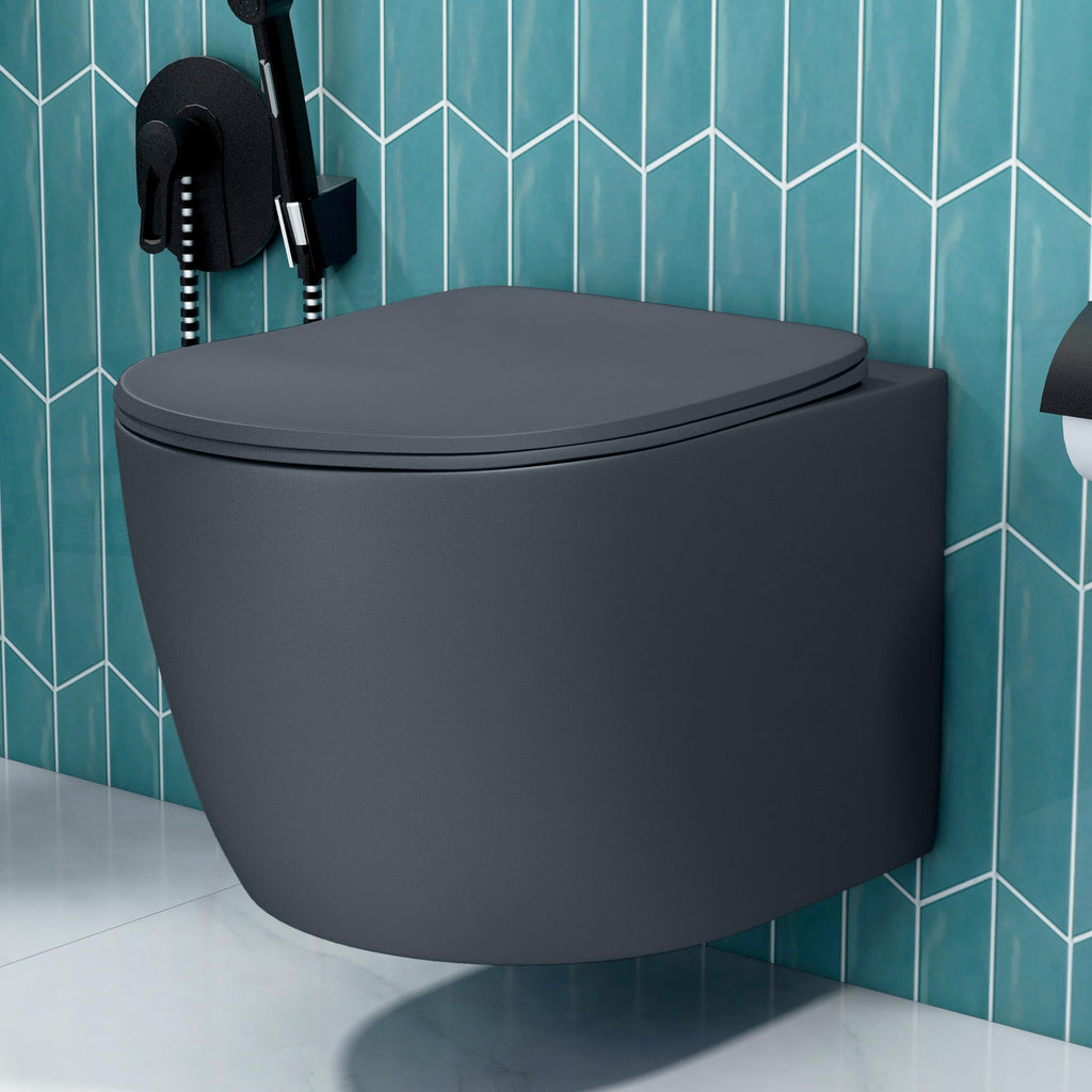 Plantex Imported Ceramic Wall Hung Commode/Rimless Washdown Flush ...