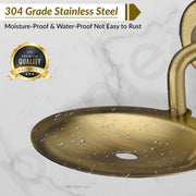 Plantex 304 Stainless Steel Soap Holder for Bathroom/Soap Dish/Soap Stand/Soap Tray/Bathroom Accessories - Daizy (Antique)