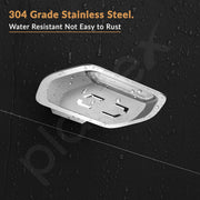 Plantex Soap Holder for Bathroom/304 Grade Stainless Steel Soap Dish/Soap Case/Soap Stand/Bathroom Accessories - Pack of 1 (Delta, 2801, Chrome)