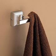 Plantex 304 Grade Stainless Steel Bathroom Accessories - Towel Rod/Napkin Ring/Tumbler Holder/Soap Holder/ Robe Hook - Pack of 10 (Squaro)