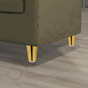 Plantex 3 Inch Sofa Legs for Bed Furniture/Sofa Legs for Table/Sofa Support Legs with Rubber Grip (Gold, 8 Pcs)