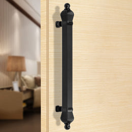Plantex Taj Heavy Duty 17-inches Door Handle/ Main Door Handle/Door Handle For Main Door/Pull Push Handle for main Door - Pack of 1 (319-Black Finish) - 3 years Warranty