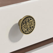 Plantex Knobs for Drawer/Round Drawer Knobs/Knobs for Cabinets/Pull-Push Knobs for Kitchen/Bedroom Drawer - Pack of 1 (DTK-301, Brass Antique)