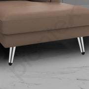 Plantex Heavy Duty Round 4 inch Spare Sofa Legs for Bed Furniture/Sofa Legs for Furniture Fitting/Table Legs/Sofa Leg Set of 2 pcs (Chrome Finish)