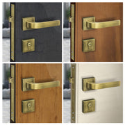 Plantex Heavy Duty Door Lock - Main Door Lock Set with 3 Keys/Mortise Door Locks for Home/Office/Hotel (7107 - Brass Antique)