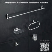 Plantex Double Soap Holder for Bathroom/Pure Brass Dual Soap Dish/Soap Stand/Soap Bar/Soap Case/Bathroom Accessories - Pack of 1 (APS-GIA-10-GIZA, Chrome)