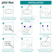 Plantex Robe Hook for Bathroom/304 Grade Stainless Steel Cloth Hanging Hook/Bath Towel Hook/Bathroom Accessories - Pack of 1 (Delta - 2805, Chrome)