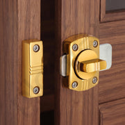 Plantex Latch Lock for Door/Baby Latch for Bathroom/Latch Lock for Main Door/Door Stopper - Pack of 1 (PVD Gold)