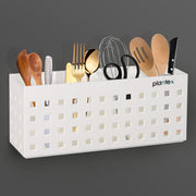 Plantex Magnetic Refrigerator Shelf/Self-Adhesive Storage Organiser for Kitchen/Magnetic Shelf for Fridge/Spice Rack for Kitchen (White)