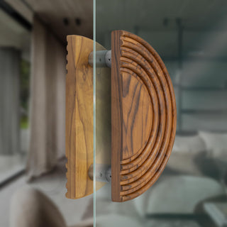Plantex 8 Inch Main Door Handle/Wooden Handle for Door/Pull-Push Door Handle/Door Accessories (Pack of 1)