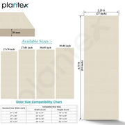 Plantex WPC Doors for Home (30 mm - Thickness)/Waterproof Bathroom Door/2.25x6.75 Feet Wooden Finished Door for Office/Balcony/Kitchen, Density-550 (27x81 inch)
