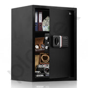 Plantex Safe Locker for Home/56 Litre Hotel Safe Tijori Box/Digital Locker/Electronic Safety Locker with Master & User Dual Code Access with Emergency Key/2 Years Warranty By Plantex (Black)