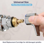 Plantex - Spindle for Water Tap/Brass Ceramic Disc Cartridge/Quarter Turn 2