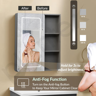 Plantex Vanity for Bathroom/Rectangle Cabinet with Wash Basin and Mirror/Bathroom Organizer for Home - (NZBC-30)