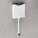 Plantex Flush Tank for Toilet with 10 Ltr Water Capacity/Dual Flushing Cistern for Bathroom/Polypropylene Toilet Flush Tank - Pack of 1 (Boss, Navy Blue & White)
