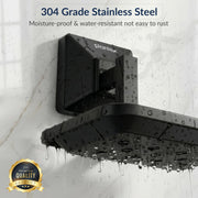 Plantex 304 Grade Stainless Steel Soap Holder for Bathroom/Soap Dish/Soap Stand/Bathroom Accessories - Squaro (Black)
