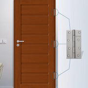 Plantex Heavy Duty Stainless Steel Door Butt Hinges 5 inch x 12 Gauge/2.5 mm Thickness Home/Office/Hotel/Door Hinges for Main Door/Bedroom/Kitchen/Bathroom/Kabja - Pack of 24 (Satin Matt)
