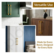Plantex Cabinet Handle/224mm Handle for Wardrobe/Kitchen Handle/Pull-Push Handle for Home/Office - Pack of 1 (Gold)