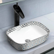 Plantex Washbasin for Bathroom/Tabletop Wash Basin/Countertop Wash Basin/Vessel Sink (EQTT-495, 14 x 10 x 5 Inch)