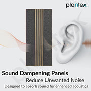 Plantex Louvers Panel for Wall/8 Feet Wall Panels/3D Charcoal Panel for Interior Walls DÃƒÆ’Ã‚Â©cor - Pack of 5 Covers - 40 Sq. Ft, Size-1 Feet x 8 Feet (YD-1209)