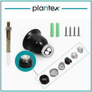 Plantex Door Magnet Stopper for Home/Gate Stopper for Main Door/Door Stopper Magnet/Magnetic Door Stopper - 3Inch (Black Finish)