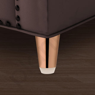 Plantex 3 Inch Sofa Legs for Bed Furniture/Sofa Legs for Table/Sofa Support Legs with Rubber Grip (Rose Gold, 6 Pcs)