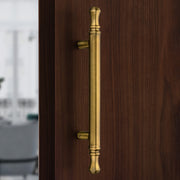 Plantex 14 inch Main Door Handle/Heavy Duty Door Handles for Main Door/Pull-Push Handle for Glass & Wooden Doors - Pack of 1 (Brass Antique) - 3 Years Warranty