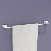 Plantex 304 Grade Stainless Steel 24 inch Bathroom Single Towel Rod/Towel Holder/Towel Hanger/Towel Bar/Stand/Bathroom Accessories - Benz (Chrome)