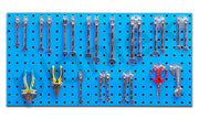 Plantex Metal Pegboard for Garages/Tool Organizer for Workshop/Storage Board/Hanging Tools Pegboard Ã¢â‚¬â€œ (90 x 45 cm)