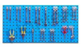 Plantex Metal Pegboard for Garages/Tool Organizer for Workshop/Storage Board/Hanging Tools Pegboard – (90 x 45 cm)