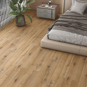 Plantex SPC Tiles for Floor/Interlocking Sound Insulated Flooring Plank/Click N Lock Wooden Flooring for Livingroom/Kitchen-30 Square Feet/10 Tiles,Aurora Craft-DIY Installation(Water&Fire Resistant)