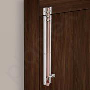 Plantex Heavy Duty 12-inch Joint-Less Tower Bolt for Wooden and PVC Doors for Home Main Door/Bathroom/Windows/Wardrobe - Pack of 8 (703, Rose Gold and Chrome)