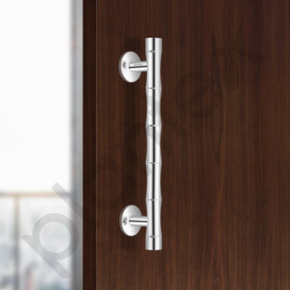 Plantex 8 Inch Heavy-Duty Stainless Steel Door Handle for Main Door/Pull Push Main Door Handle/3 Years Warranty Pack of 1 (S-140, Chrome)