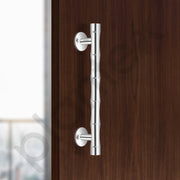 Plantex 8 Inch Heavy-Duty Stainless Steel Door Handle for Main Door/Pull Push Main Door Handle/3 Years Warranty Pack of 1 (S-140, Chrome)