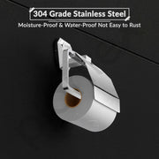 Plantex Toilet Paper Holder for Bathroom/304 Grade Stainless Steel Tissue Paper Roll Holder/Bathroom Accessories - Pack of 1 (PM-2410, Chrome)