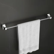 Plantex Towel Rod for Bathroom/Pure Brass Towel Hanger/24in Towel Holder/Bathroom Accessories - Pack of 1 (APS-DL-11, Chrome)