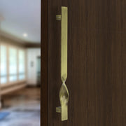 Plantex Heavy Duty Main Door Handle/14 Inch Door Handle for Main Door/Pull-Push Door Handle for Wooden & Glass Door - Pack of 1 (S-110-Brass Antique) - 3 Years Warranty