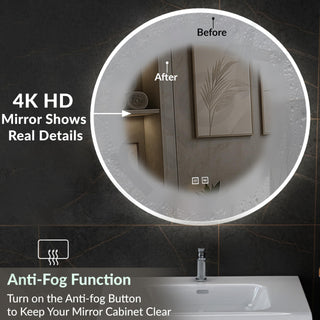 Plantex Unbrekable Plywood Vanity Set for Bathroom/Wall Mount Wash Basin with Cabinet Full Set/Bathroom Organizer with Mirror, Coupling & Cabinet Motion Sensor Light (NZBC - 38)