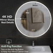 Plantex Unbrekable Plywood Vanity Set for Bathroom/Wall Mount Wash Basin with Cabinet Full Set/Bathroom Organizer with Mirror, Coupling & Cabinet Motion Sensor Light (NZBC - 38)