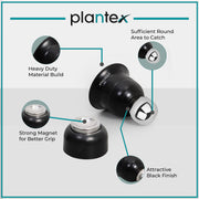 Plantex Door Magnet Stopper for Home/Gate Stopper for Main Door/Door Stopper Magnet/Magnetic Door Stopper - 3Inch (Black Finish)