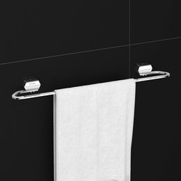 Plantex Towel Rod for Bathroom/304 Grade Stainless Steel Towel Hanger/24 inch Towel Holder/Bathroom Accessories - Pack of 1 (Delta - 2804, Chrome)