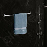 Plantex Smero Pure Brass Towel Hanger for Bathroom/Single Towel Rod/Towel Bar/Bathroom Accessories - Craft (24 Inch-Chrome)