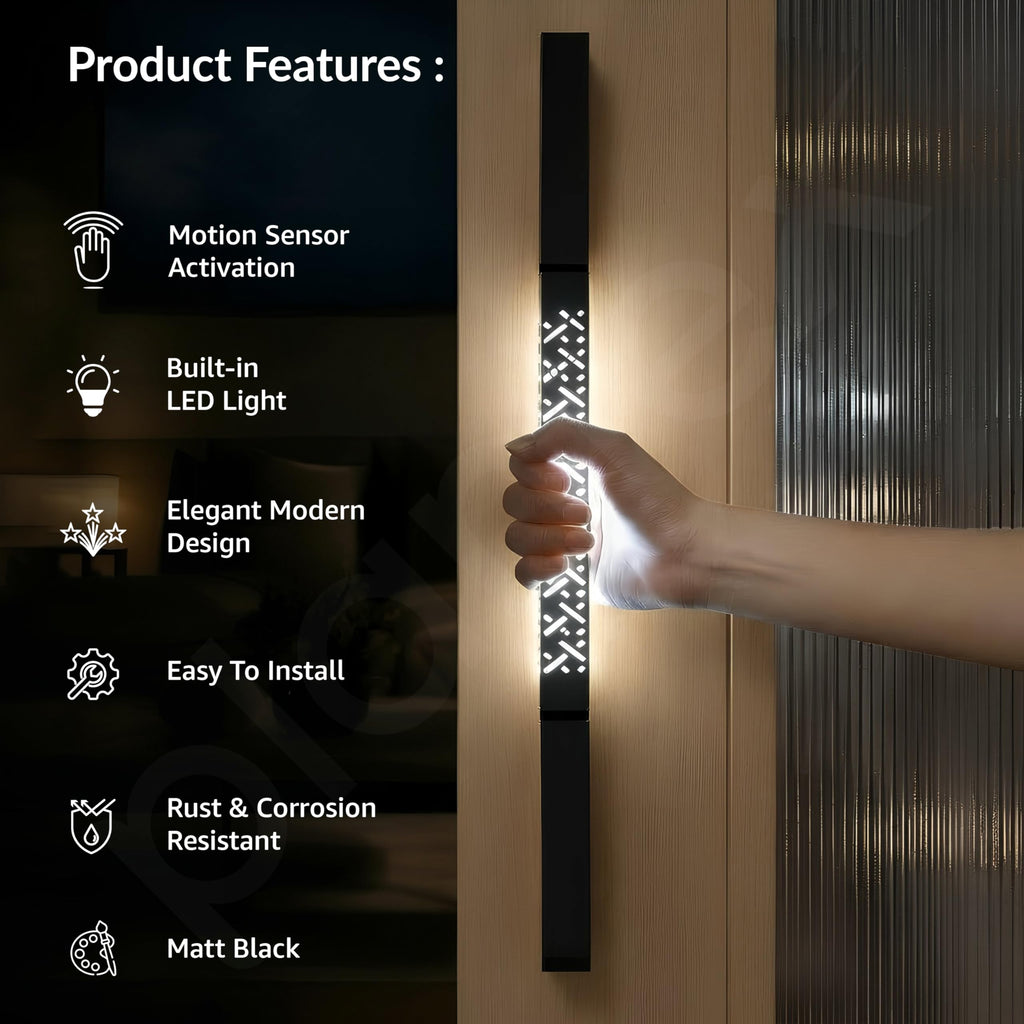 Plantex 18 Inch LED Main Door Handle/Pull-Push Handle with Sensor Touch ...