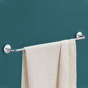 Plantex 304 Grade Stainless Steel Bathroom Accessories Set of 3 - Towel Hanger/Napking Holder/Dual Soap Holder for Bathroom - Daizy (Chrome)