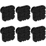 Plantex Knobs for Drawer/Square Drawer Knobs/Knobs for Cabinets/Pull-Push Knobs for Kitchen/Bedroom Drawer - Pack of 6 (DTK-299, Black)
