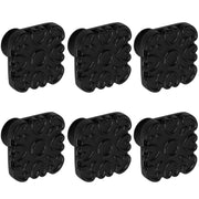 Plantex Knobs for Drawer/Square Drawer Knobs/Knobs for Cabinets/Pull-Push Knobs for Kitchen/Bedroom Drawer - Pack of 6 (DTK-299, Black)